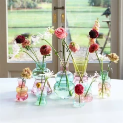 &klevering Jarrón Droplet Large Blue