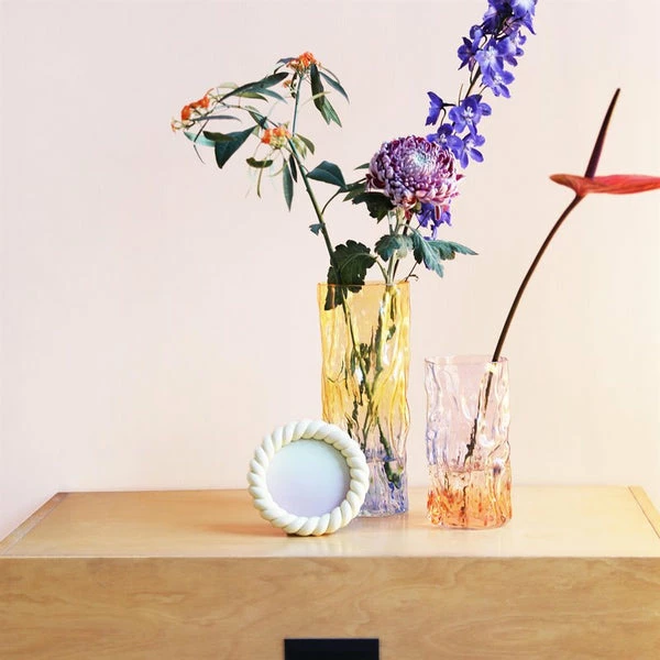 &klevering Yellow Bicolour Vase 4 &klevering Yellow Bicolour Vase