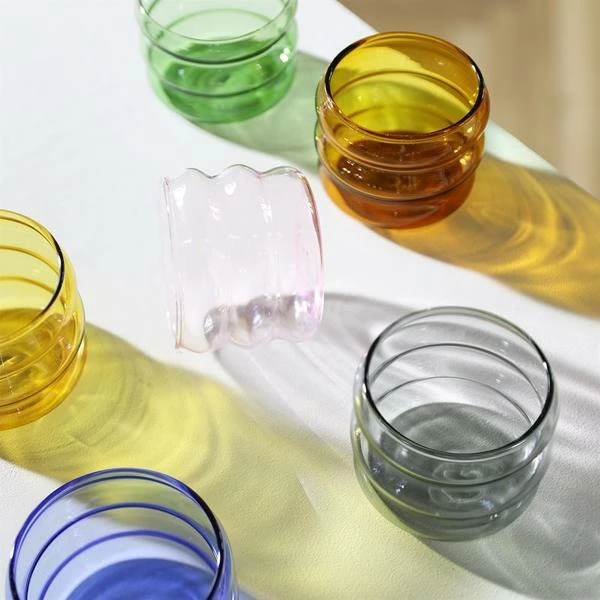 &klevering Glass Chubby - Yellow 3 &klevering Glass Chubby - Yellow