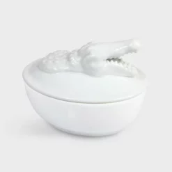 &klevering Porzellandose Krokodil