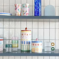 &klevering Irregular Shaped Plate Pink