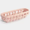 &klevering Ceramic Pink Baguette Basket 1 &klevering Ceramic Pink Baguette Basket