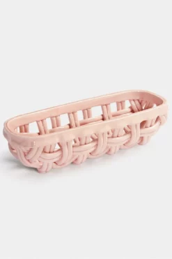 &klevering Ceramic Pink Baguette Basket