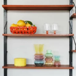 &klevering Jarrón Droplet Large Yellow