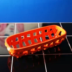 &klevering Orange Bowl Basket Ceramic Woven
