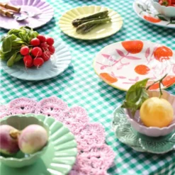 &klevering Painted Oranges Plates