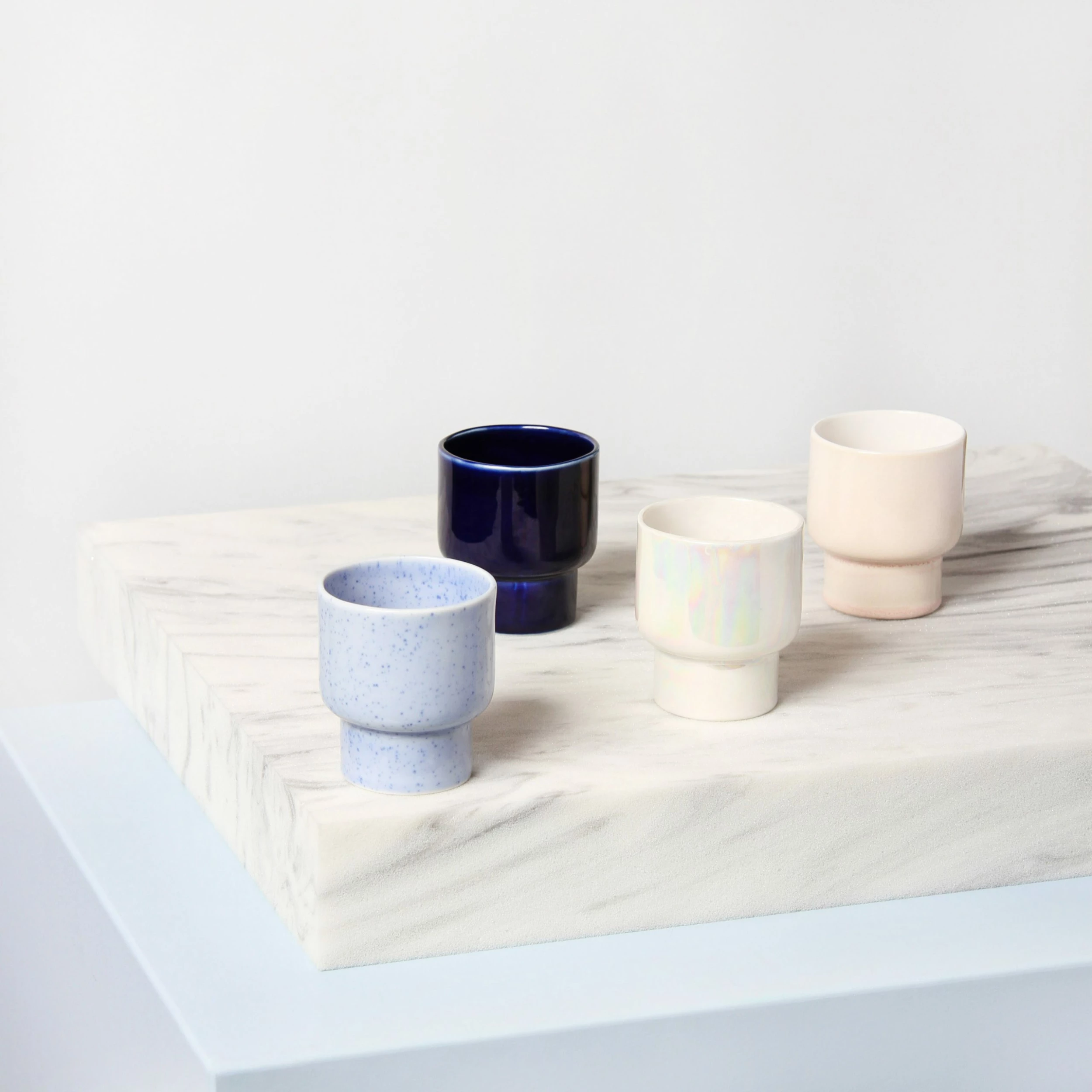 &klevering Klevering Set De 4 Tasses En Porcelaine 5 &klevering Klevering Set De 4 Tasses En Porcelaine