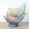 &klevering Orange Twist Wire Basket Small
