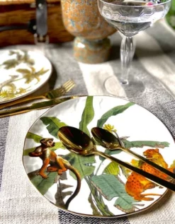 &klevering Set Of Four Jungle Plates