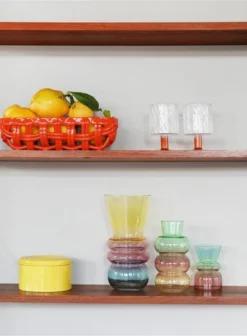 &klevering Droplet Blue Vase