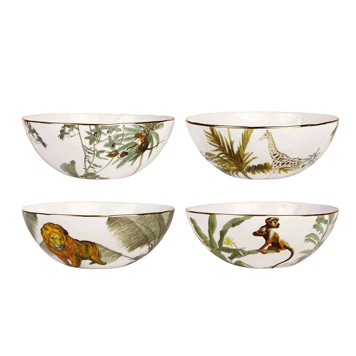 &klevering SET 4 BOWL JUNGLA KLEVERING 3 &klevering SET 4 BOWL JUNGLA KLEVERING