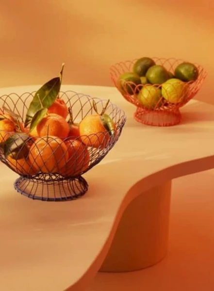 &klevering Orange Twist Basket 4 &klevering Orange Twist Basket