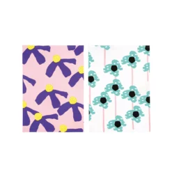 &klevering Klevering Lot De 2 Torchons Imprimes