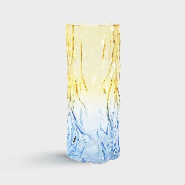&klevering Yellow Bicolour Vase 3 &klevering Yellow Bicolour Vase