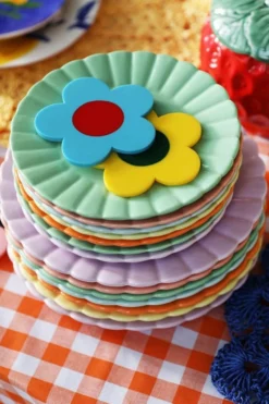 &klevering Set Of 6 Scallop Plates - Large