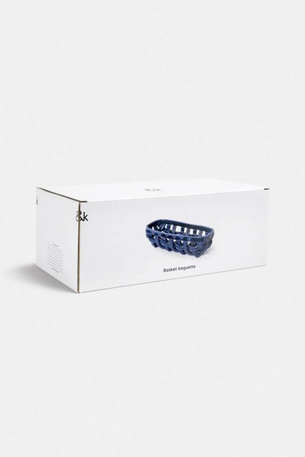 &klevering Ceramic Blue Baguette Basket 5 &klevering Ceramic Blue Baguette Basket