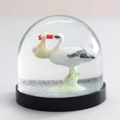 &klevering Stork Snow Globe