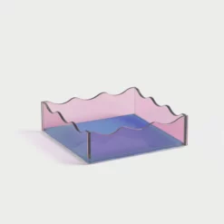 &klevering Wobble Wave Trinket Tray - Pink