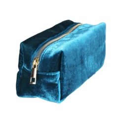 &klevering Klevering Trousse De Toilette Velours Bleu