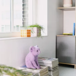 &klevering Ceramic Plant Pot Tile Lilac 14cm