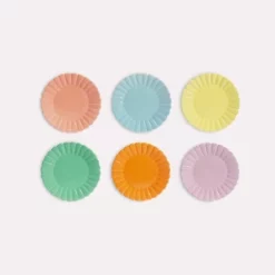 &klevering Scallop Dessert Plate Set of 6