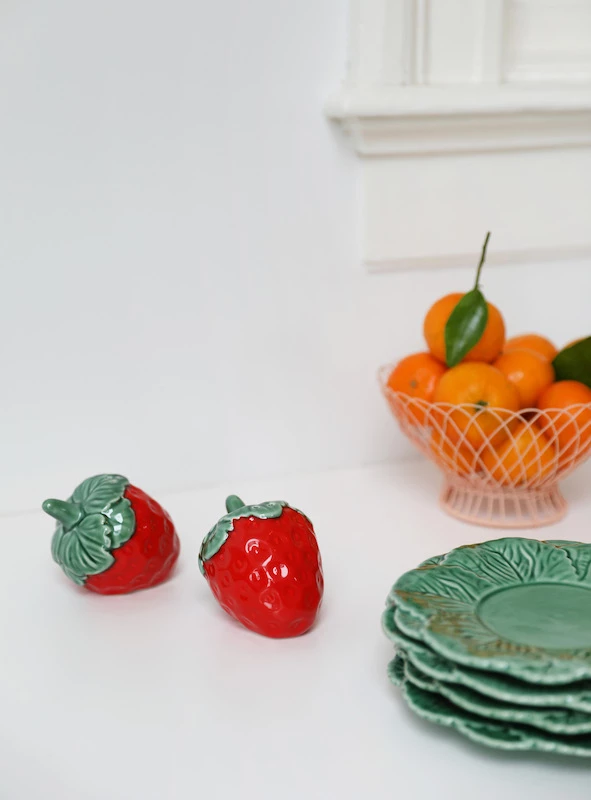 &klevering Orange Twist Wire Basket 4 &klevering Orange Twist Wire Basket