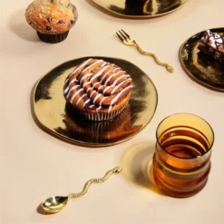 &klevering Plate Imperfect Small Gold