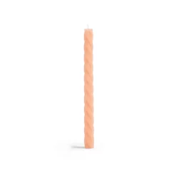 &klevering Pale Pink Twisted Candle - Single