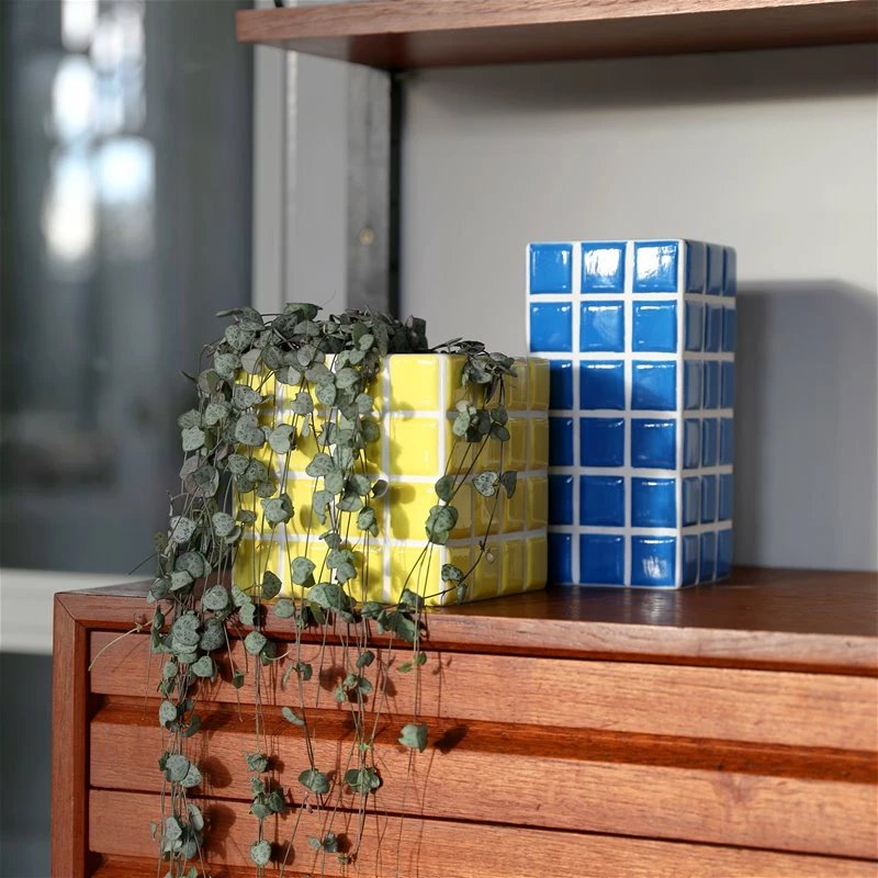 &klevering Yellow Tile Planter 5 &klevering Yellow Tile Planter