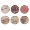 &klevering Set Of 6 Marble Coasters