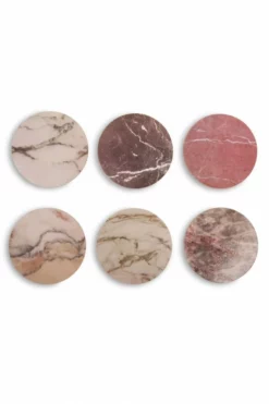 &klevering Set Of 6 Marble Coasters