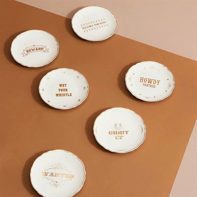 &klevering Set 6 Plate slogan 6 &klevering Set 6 Plate slogan