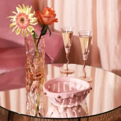 &klevering Trunk Vase Pink M