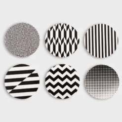 &klevering Posavasos Black White