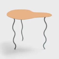 &klevering Peach Squiggle Side Table