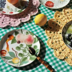 &klevering Plate fruit set of 4