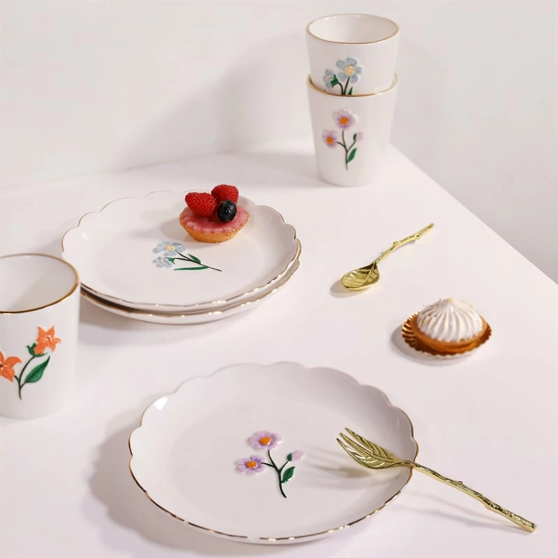 &klevering Wildflower Plate 4 &klevering Wildflower Plate