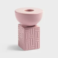 &klevering Stack Candle Holder Pink
