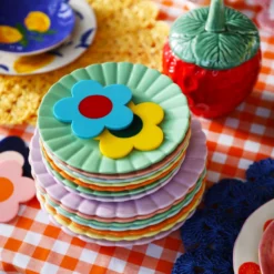 &klevering Scallop Dessert Plate Set of 6