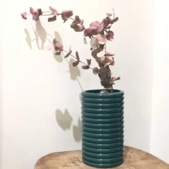 &klevering Green Bobbin Vase