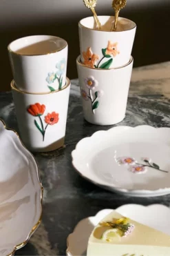 &klevering Set Of 4 Wildflower Plates