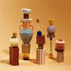 &klevering Large Orange Jar