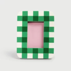 &klevering Green Vichy Photo Frame