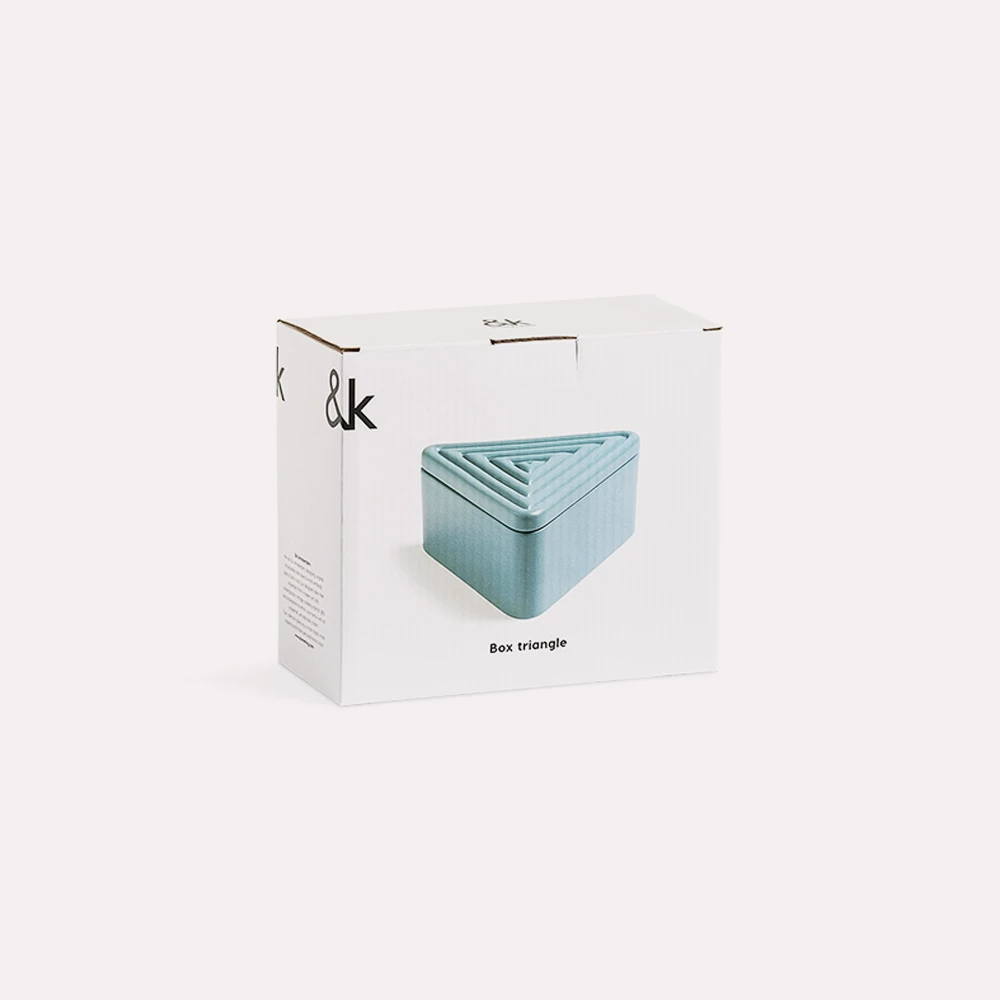 &klevering Zen Triangular Ceramic Box 5 &klevering Zen Triangular Ceramic Box