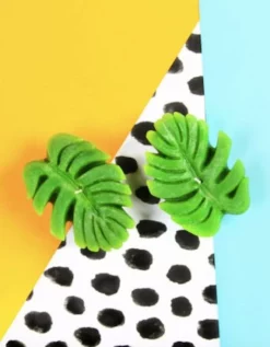 &klevering Pack Of Two Monstera Candles Set