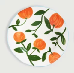 &klevering Painted Oranges Plates