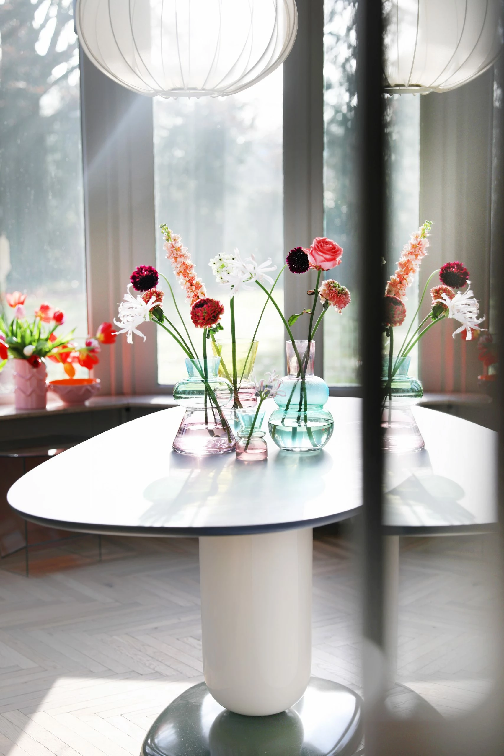 &klevering Droplet Vase Green 6 &klevering Droplet Vase Green