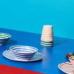 &klevering Small Stripe Mug - Set of 4