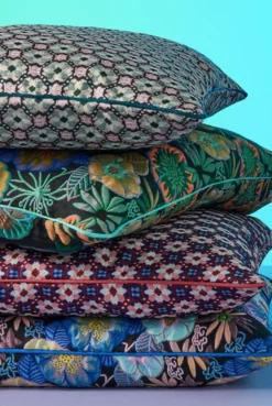 &klevering Square Bloom Cushion - Multicoloured 7 &klevering Square Bloom Cushion - Multicoloured