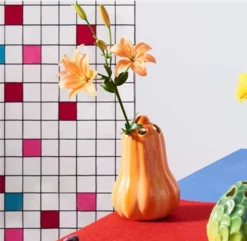 &klevering Vase Pumpkin Handmade Stoneware